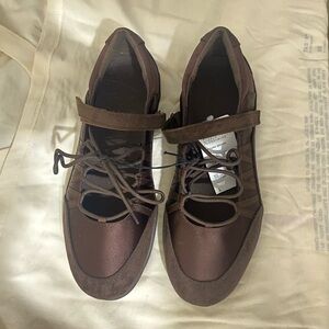 Lace Up Ballet Sneakers